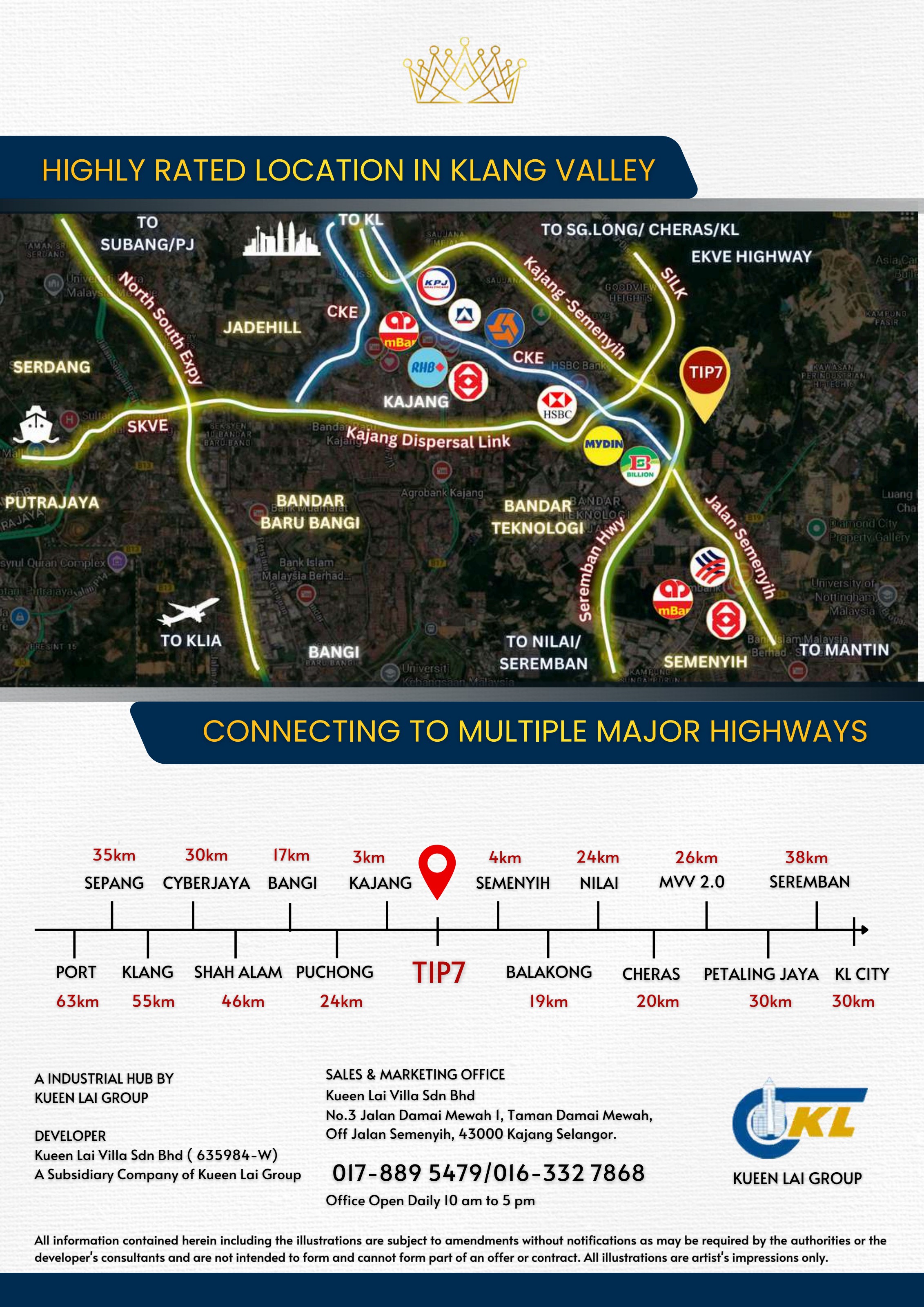 Direct highway connectivity