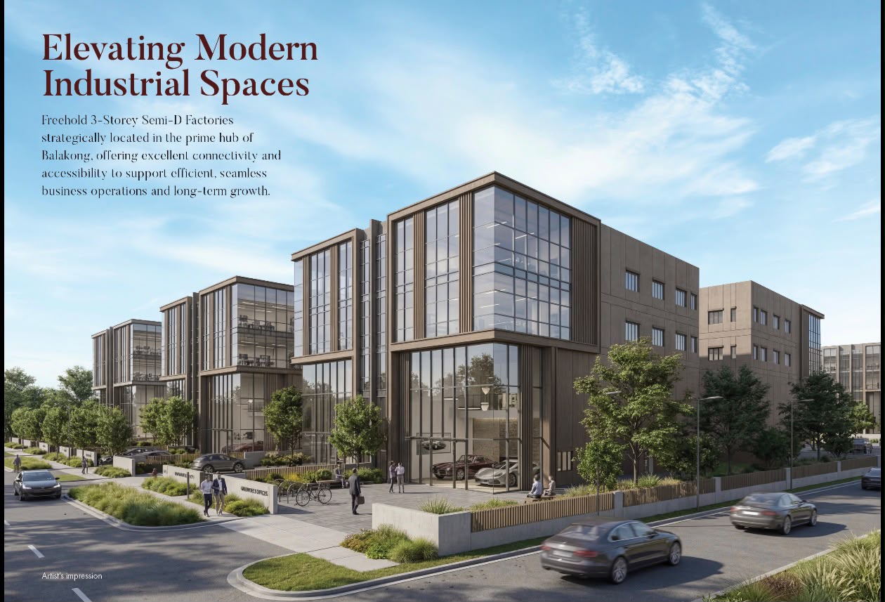 Balakong Freehold Industrial Park 项目效果图